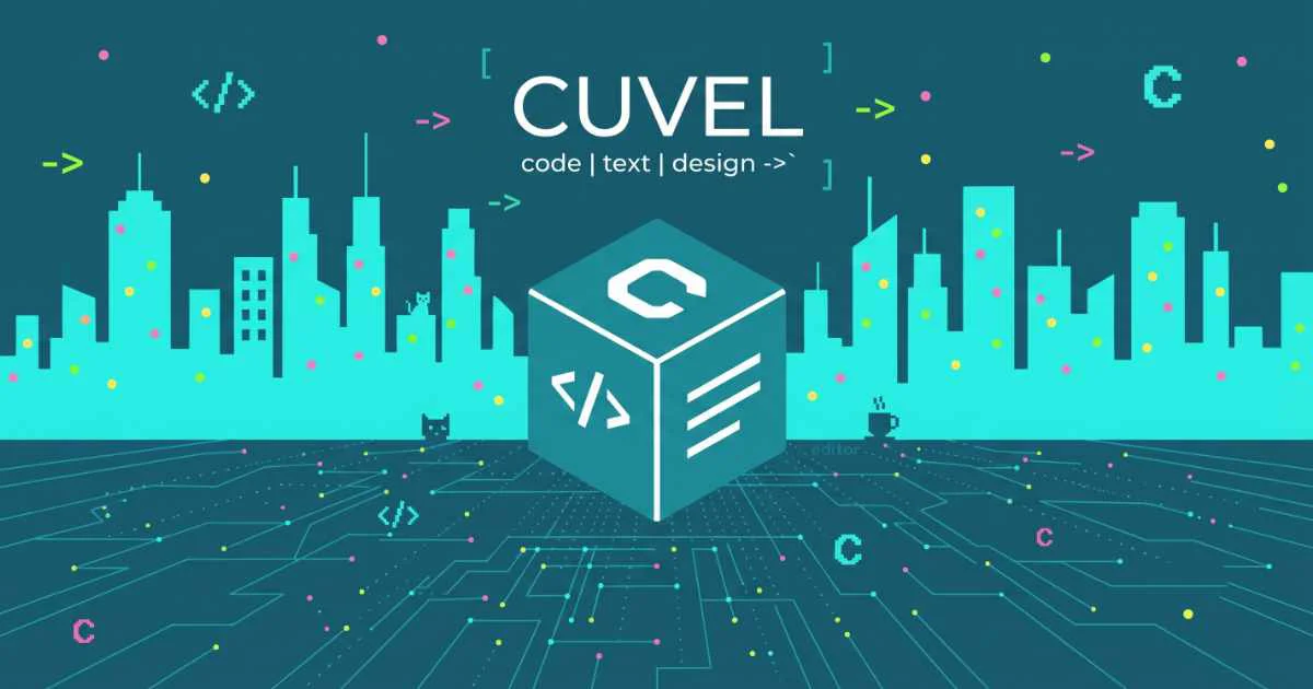 超軽量な高速コードエディターCuvel